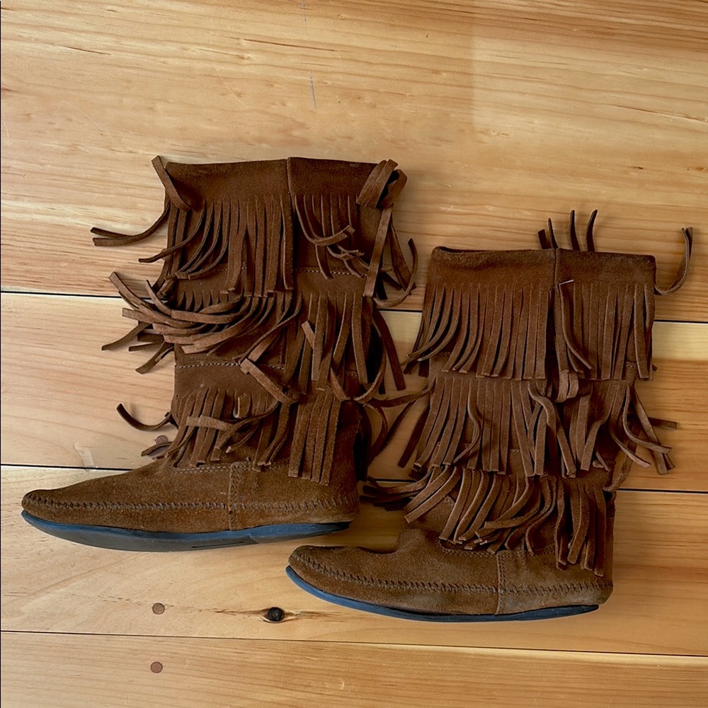 3 Layer Fringe Boots